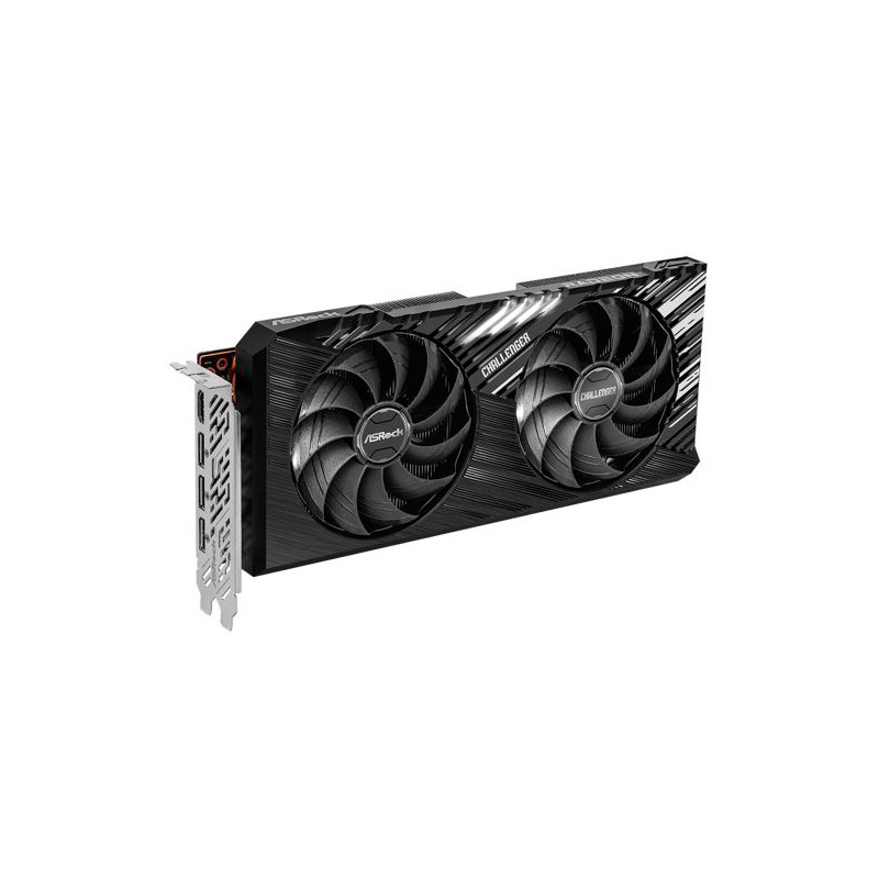 фото Видеокарта asrock radeon rx 7700 xt challenger 12gb oc 2584mhz pci-e 4.0 12288mb 18000mhz 192-bit hdmi 3xdp rx7700xt cl 12go