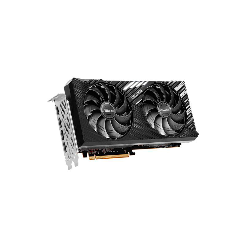 фото Видеокарта asrock radeon rx 7700 xt challenger 12gb oc 2584mhz pci-e 4.0 12288mb 18000mhz 192-bit hdmi 3xdp rx7700xt cl 12go