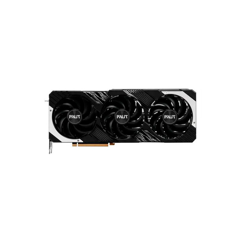 фото Видеокарта palit geforce rtx 4080 super gaming pro 2295mhz pci-e 4.0 16384mb 23000mhz 23000mhz 256-bit 3xdp ned408s019t2-1032a