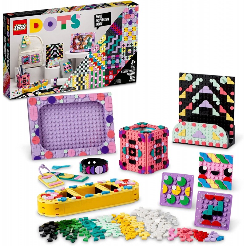 Lego DOTs Designer Toolkit-Patterns 1096 дет. 41961 конструктор lego dots микки маус и минни маус снова в школу 669 дет 41964