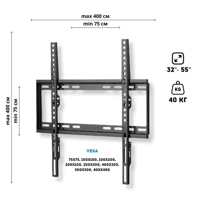 фото Кронштейн remounts rm 404f (до 40кг)