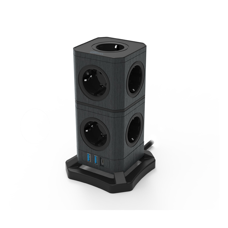 цена Сетевой фильтр Ritmix RM-292C 9 Sockets 2m Black