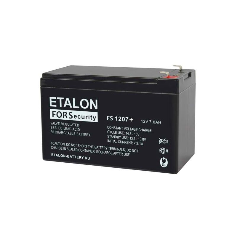 цена Etalon FS 1207+ 12V 7Ah