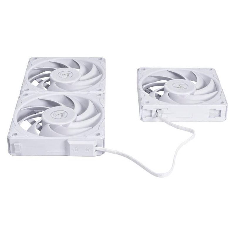 Вентилятор Lian Li Uni Fan P28 120mm White G48.12P283W.00 вентилятор для корпуса deepcool tf 120s white 120mm