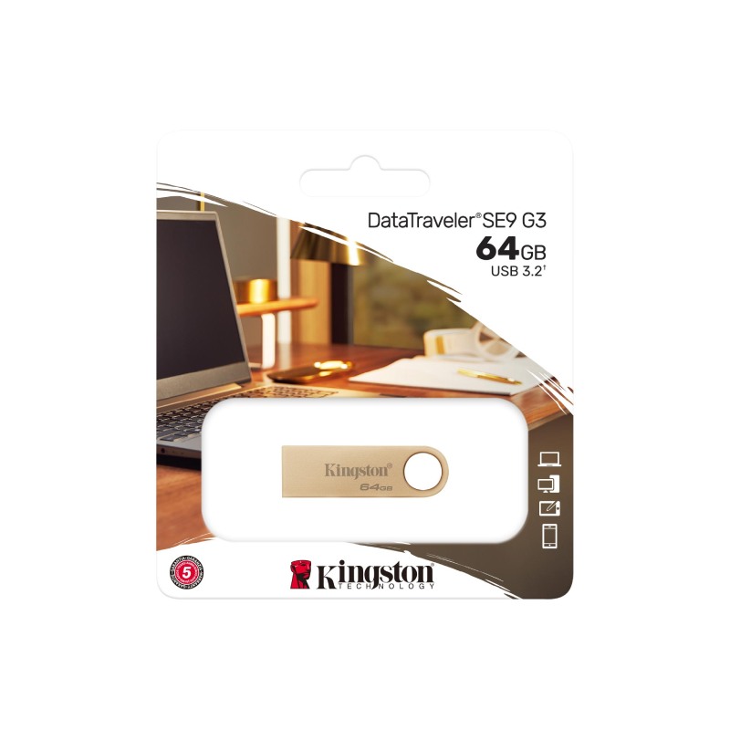 фото Usb flash drive 64gb - kingston datatraveler se9 g3 dtse9g3/64gb