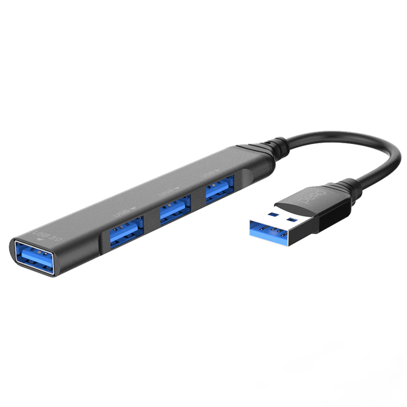 фото Хаб usb pero mh01 usb-a - usb 3.0+3xusb 2.0 grey mh01gr