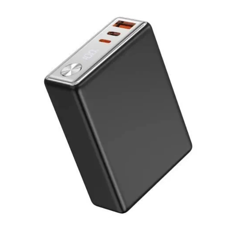 Внешний аккумулятор Wiwu Power Bank Wi-P005 10000mAh Black 6976195093148 внешний аккумулятор wiwu snap cube magnetic wireless charger 10000mah