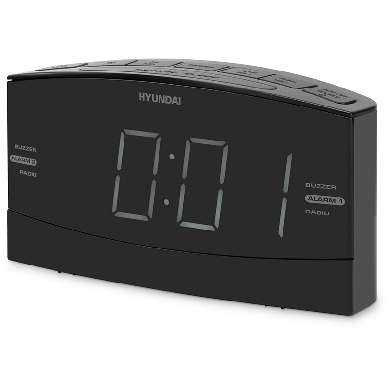 Часы Hyundai H-RCL238 радиобудильник hyundai h rcl238 lcd подсв зеленая часы цифровые fm