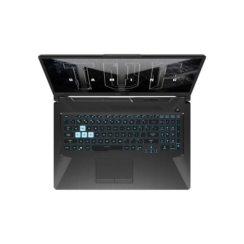 фото Ноутбук asus tuf gaming f17 fx706hf-hx035 90nr0hc4-m00310 (intel core i5-11400h 2.7ghz/16384mb/512gb ssd/nvidia geforce rtx 2050 4096mb/wi-fi/cam/17.3/1920x1080/dos)