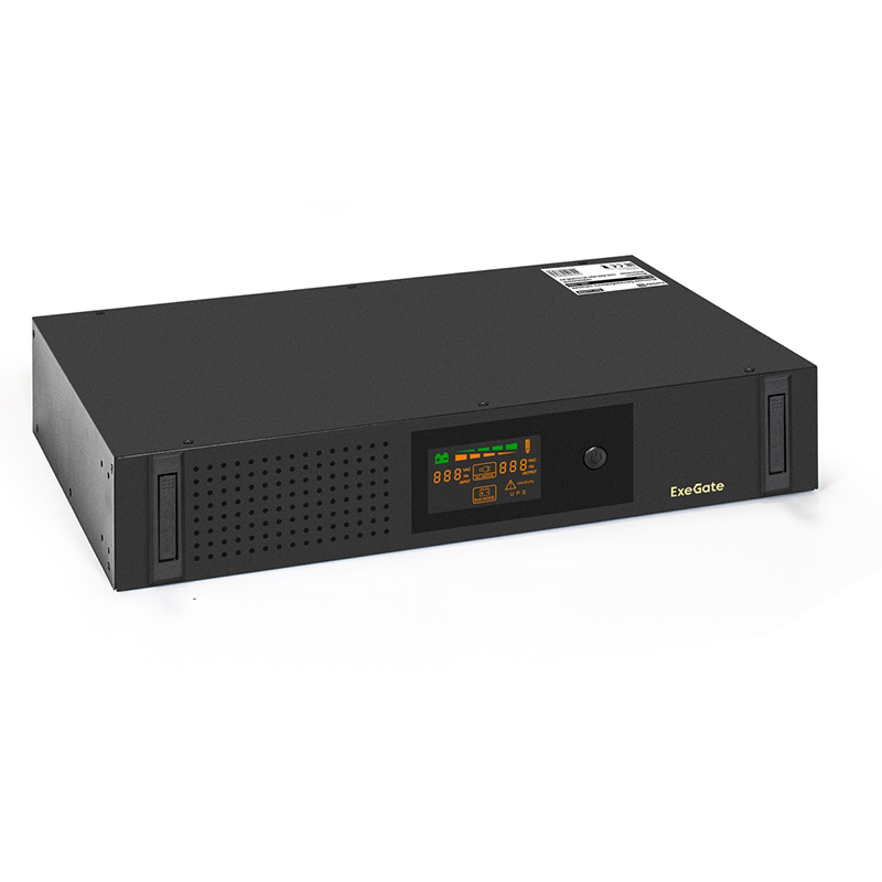 Источник бесперебойного питания ExeGate ServerRM UNL-1000.LCD.AVR.2SH.3C13.USB.2U EX293850RUS