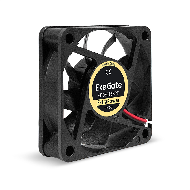 Вентилятор ExeGate ExtraPower EP06015B2P 60x60x15mm EX295226RUS вентилятор exegate extrasilent 60x60x15mm 2500rpm es06015s3p