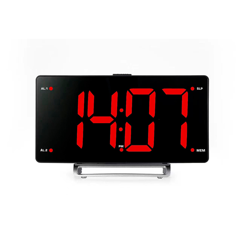 Часы Hyundai H-RCL246 Black-Red радиочасы hyundai h rcl246 черный зеленый