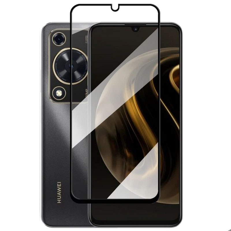 Защитное стекло DF для Huawei Nova Y72 Full Screen + Full Glue Black Frame hwColor-157 цена и фото