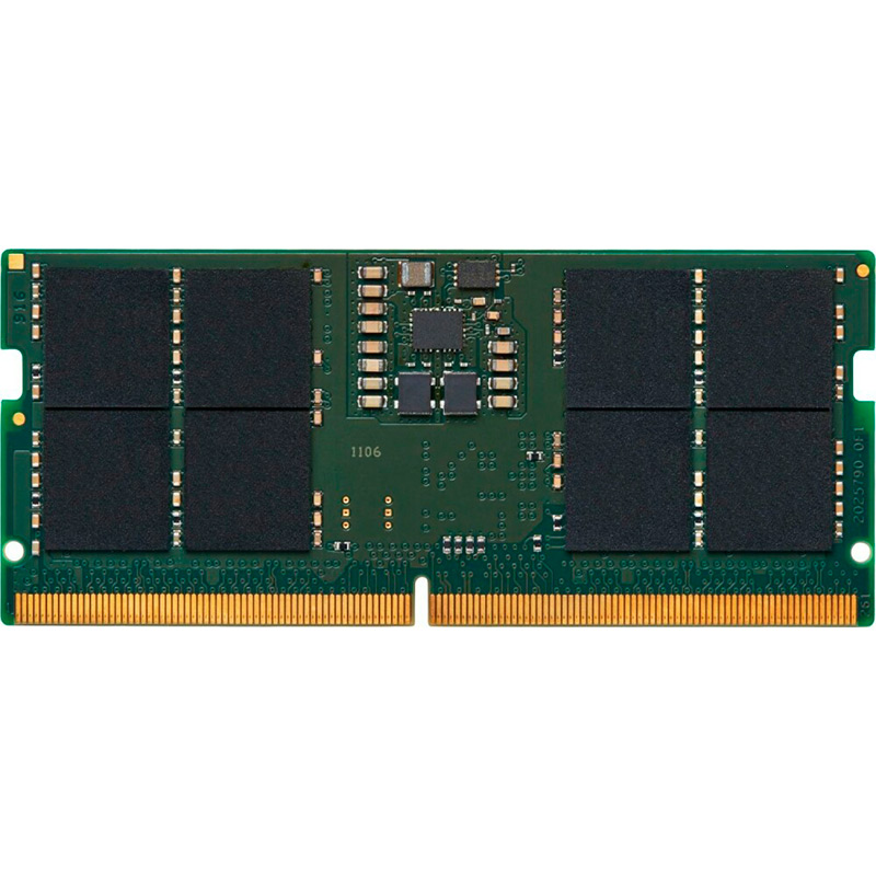 Модуль памяти Kingston DDR5 SO-DIMM 5200MHz PC5-41600 CL42 - 16Gb KVR52S42BS8-16 модуль памяти kingston ddr5 so dimm 5600mhz pc5 44800 cl46 16gb kvr56s46bs8 16