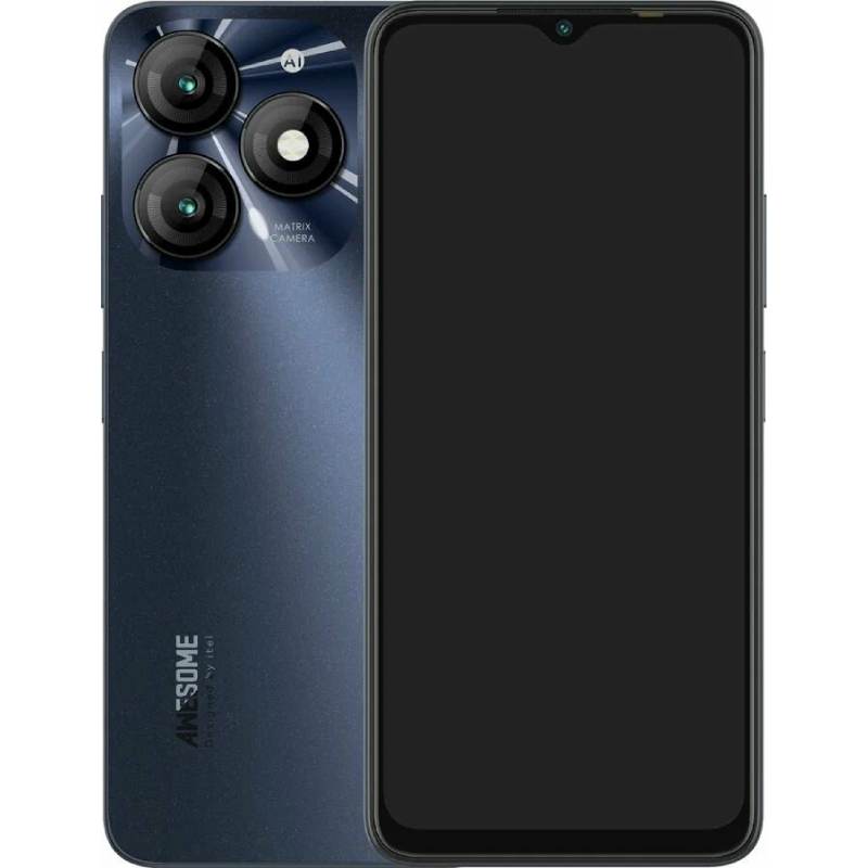 Сотовый телефон Itel A70 3/128Gb Starlish Black сотовый телефон itel p55 8 128gb aurora blue
