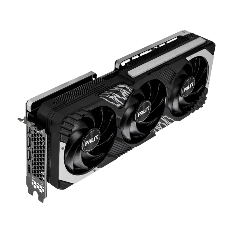 фото Видеокарта palit geforce rtx 4080 super gamingpro oc 2205mhz pci-e 4.0 16384mb 22400mhz 256-bit hdmi 3xdp ned408st19t2-1032a