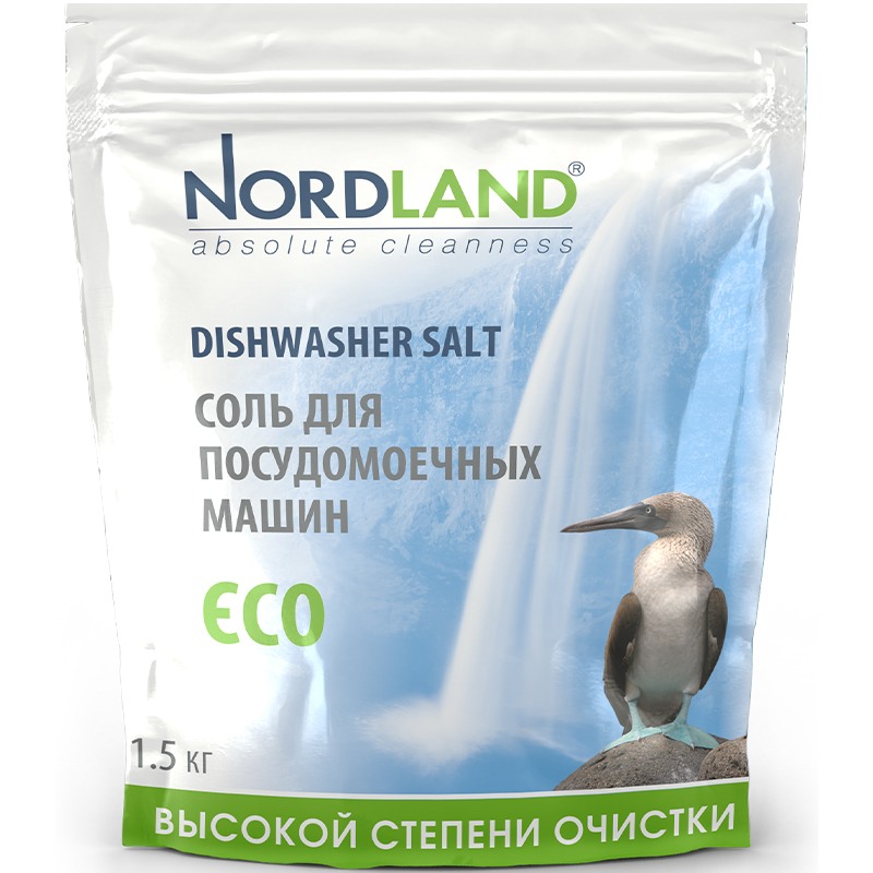 Соль для посудомоечных машин Top House Nordland 1.5kg 180513 ополаскиватель для посудомоечных и таромоечных машин conditioner dish expert канистра 5 1к