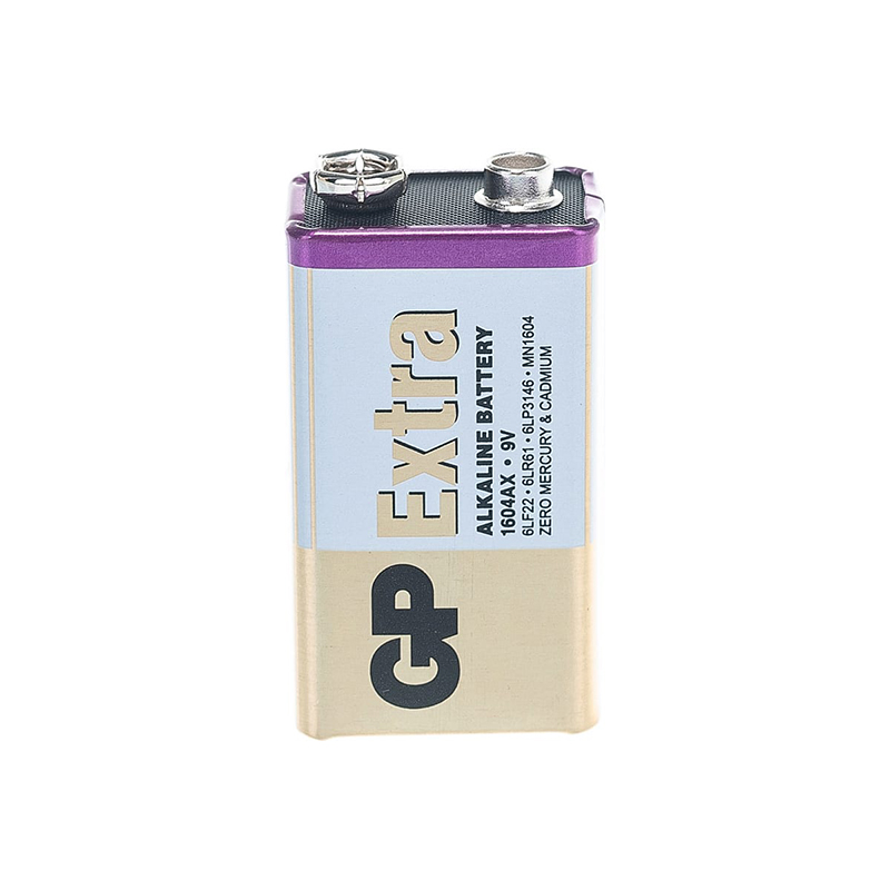 Батарейка Крона - GP 1604AXNEW-CR1 (1 штука) алкалиновая батарейка gp extra alkaline 9v крона 1 шт gp 1604axnew cr1