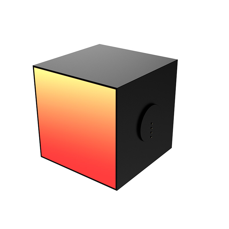 Светильник Yeelight Cube-Desktop Atmosphere Light-Color Light-Panel Light Wi-Fi YLFWD-0006-C регулируемый свет cube led ванная комната свет настенный светильник водонепроницаемый современного домашнего освещения