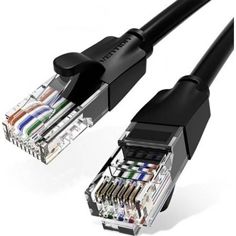 Сетевой кабель Vention UTP cat.6 RJ45 8m IBEBK сетевой кабель vention utp cat 6 rj45 2m grey ibehh