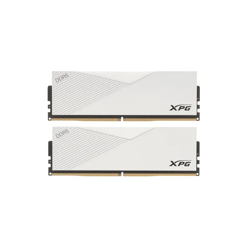 Модуль памяти A-Data DDR5 DIMM 6400MHz PC-51200 CL32 - 32Gb Kit (2x16Gb) AX5U6400C3216G-DCLAWH модуль памяти kingston fury dimm ddr5 6400mhz cl32 32gb kit 2x16gb kf564c32rsak2 32