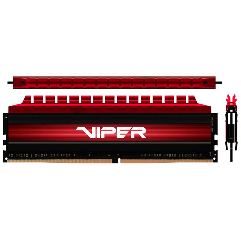 фото Модуль памяти patriot memory viper 4 rtl ddr4 dimm 3200mhz pc4-25600 cl16 - 64gb kit (2x32gb) pv464g320c6k