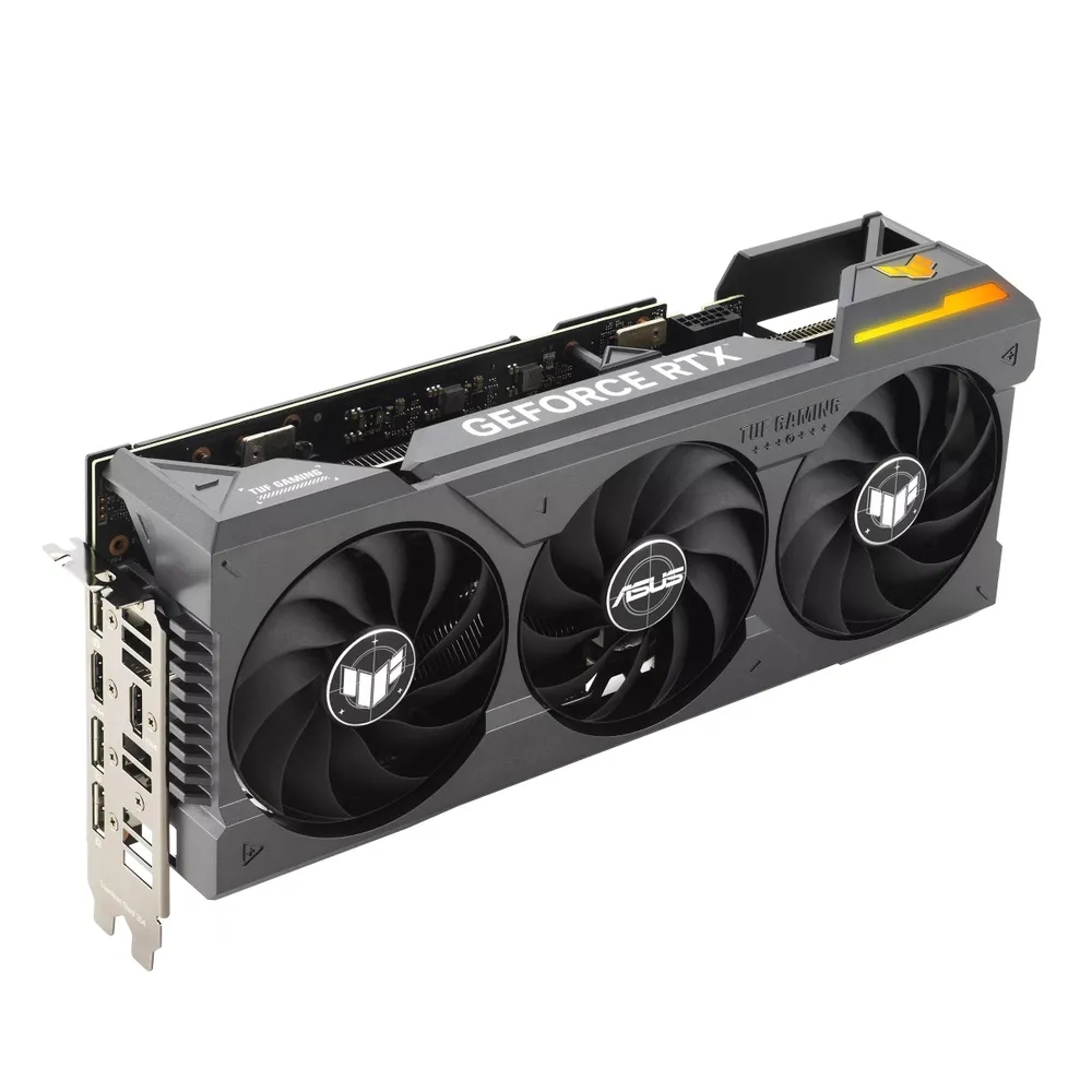 фото Видеокарта asus tuf gaming geforce rtx 4070 ti super 16gb 2640mhz pci-e 4.0 16384mb 21000mhz 256-bit 2xhdmi 3xdp tuf-rtx4070tis-o16g-gaming