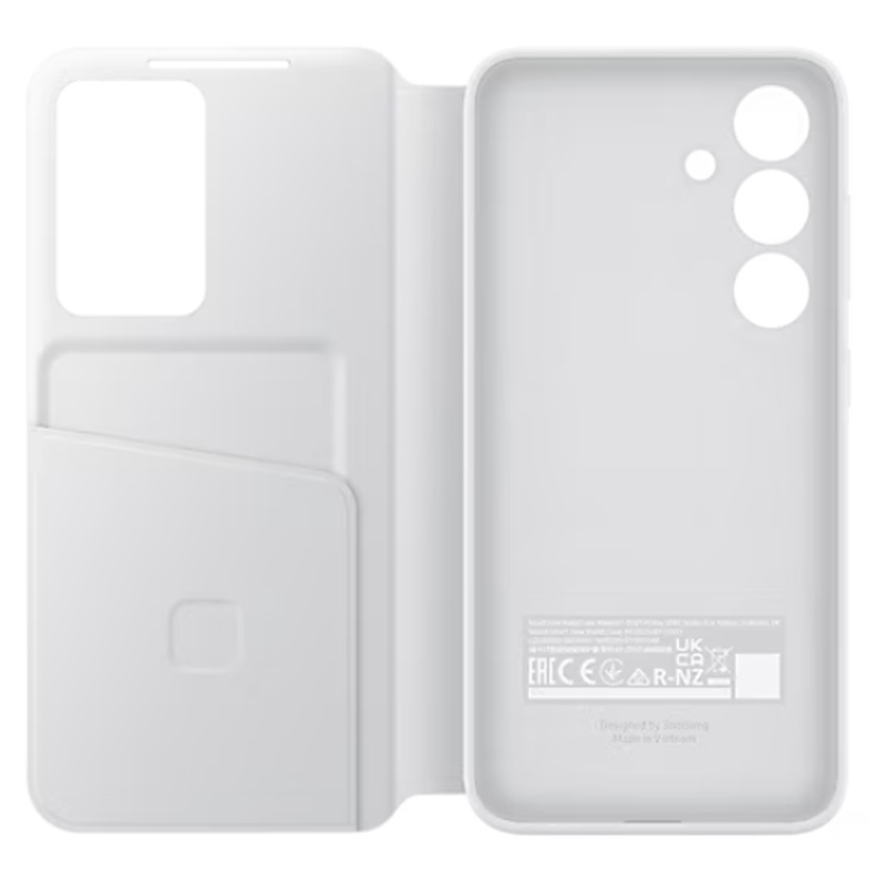 Чехол для Samsung Galaxy S24 Smart View Wallet White EF-ZS921CWEGRU чехол smart view wallet case для galaxy s23 khaki