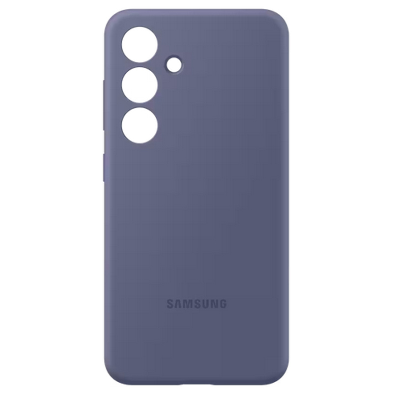Чехол для Samsung Galaxy S24 Silicone Violet EF-PS921TVEGRU чехол samsung ef fj105pwegru для galaxy j1 mini ef fj105p флип кейс белый
