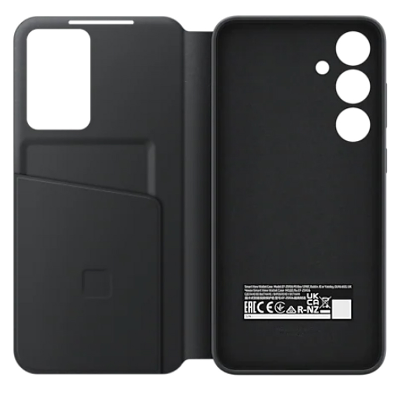 Чехол для Samsung Galaxy S24 Plus Smart View Wallet Black EF-ZS926CBEGRU чехол smart view wallet case для galaxy s23 khaki