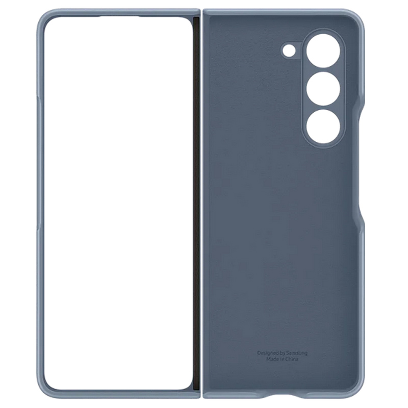 Чехол для Samsung Galaxy Z Fold 5 Leather Cover Blue EF-VF946PLEGRU