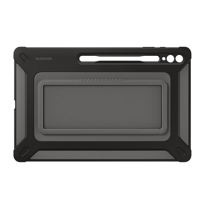Чехол для Samsung Galaxy Tab S9 Ultra Outdoor Cover Black EF-RX910CBEGRU чехол на samsung galaxy s22 ultra kruche print ночные огни противоударный бампер с принтом