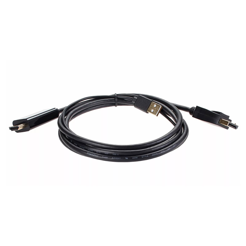 цена Аксессуар Vcom HDMI + USB - DisplayPort 1.8m CG599AC-1.8M