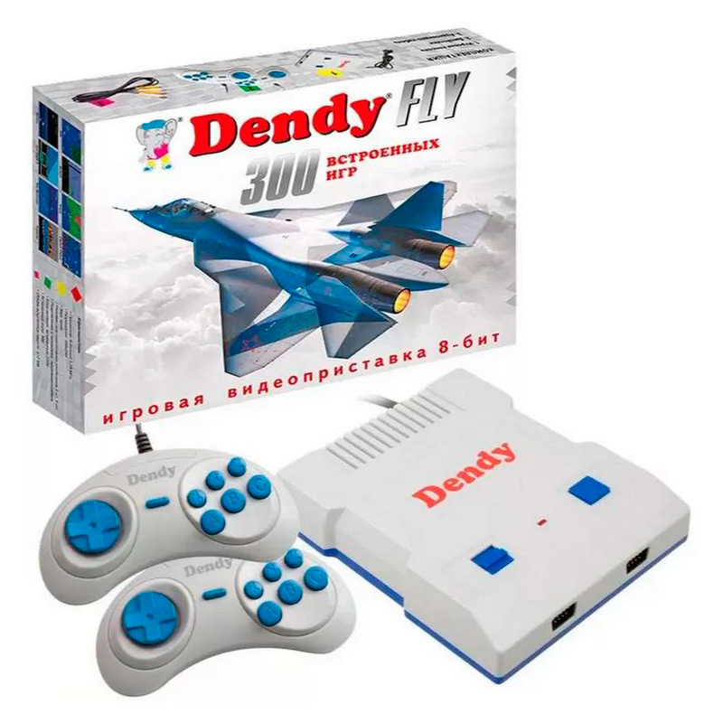 Игровая приставка Dendy Fly 300 игр игровая приставка dendy drive 300 игр