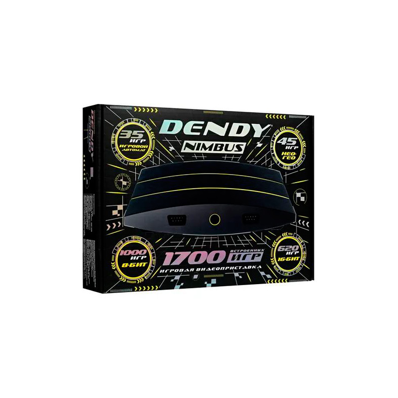Игровая приставка Dendy Nimbus 1700 игр портативная игровая приставка apriori 2 4g wireless controllers gamepad 64гб