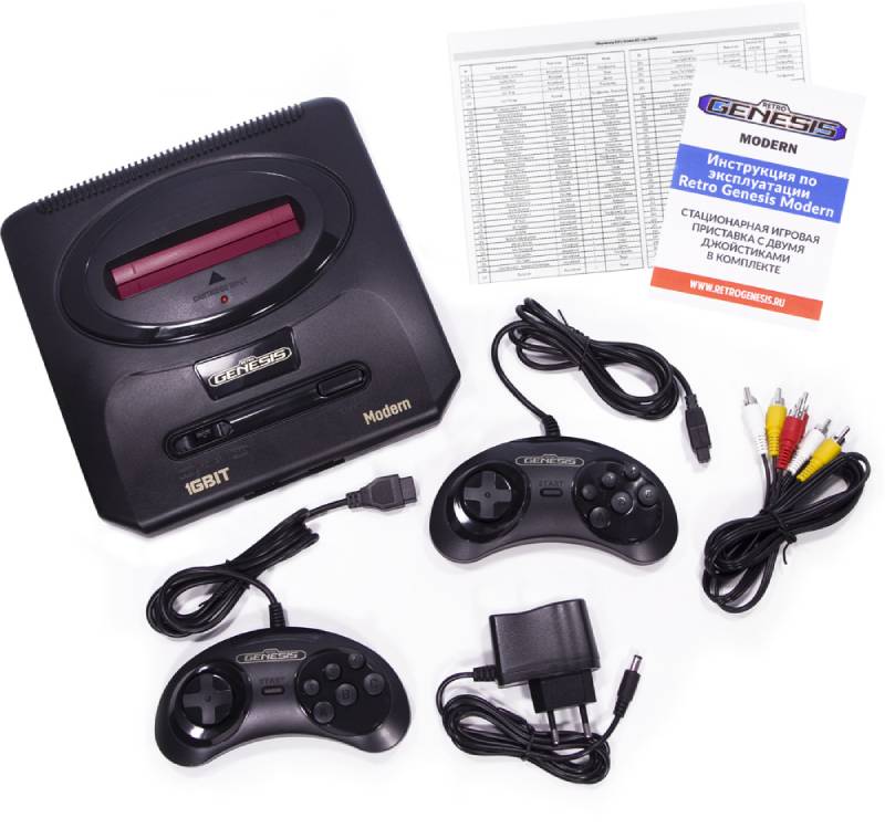 Игровая приставка Retro Genesis Modern + 303 игры ConSkDn130 игровая приставка retro genesis 8 bit junior wireless