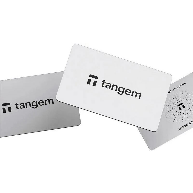 фото Аппаратный кошелек tangem wallet white 2.0 pack of 3 cards tg130x3-b