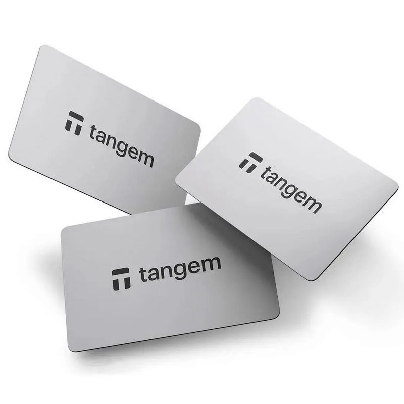 фото Аппаратный кошелек tangem wallet white 2.0 pack of 3 cards tg130x3-b