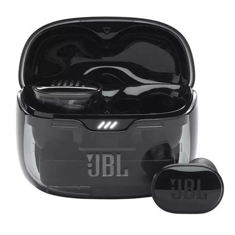 цена Наушники JBL Tune Buds Ghost Black JBLTBUDSGBLK
