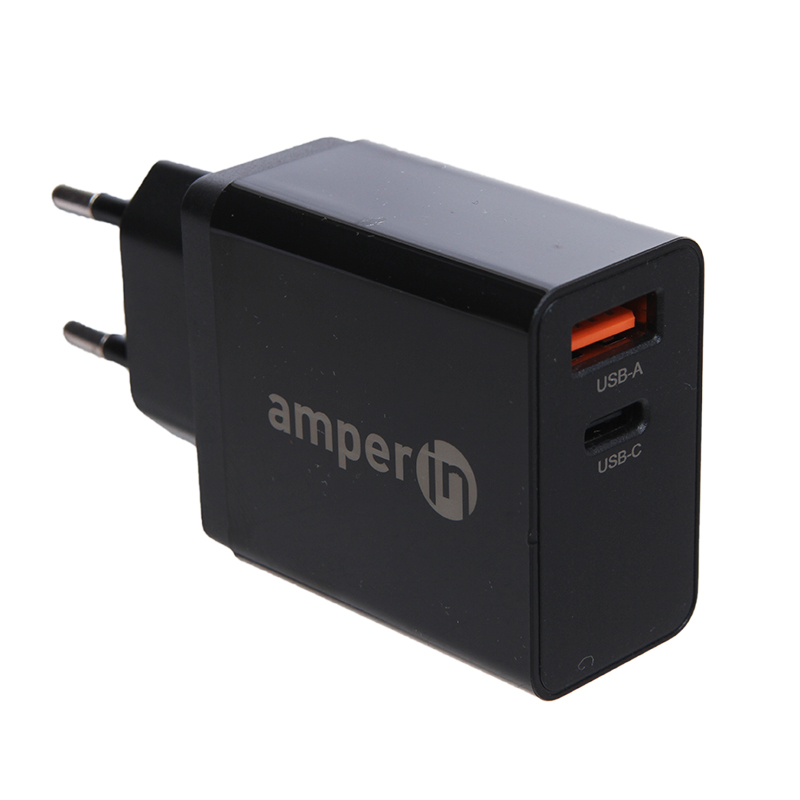 Зарядное устройство Amperin YDS-TC045-011 USB-A - USB-C 45W Black 101806
