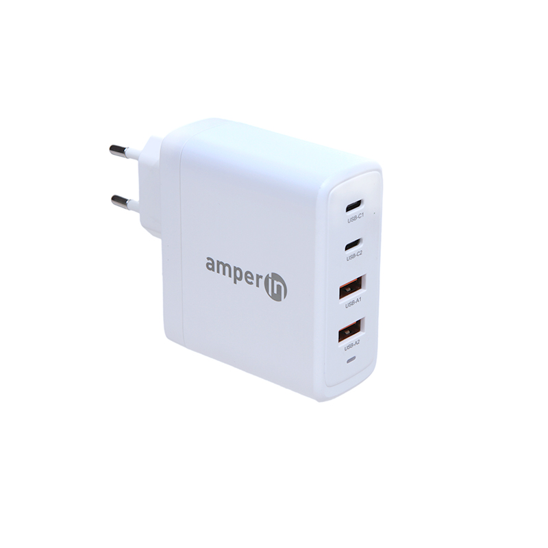 Зарядное устройство Amperin YDS-TC120-022 GaN USB-A1/A2 - USB-C1/C2 100W White 101849