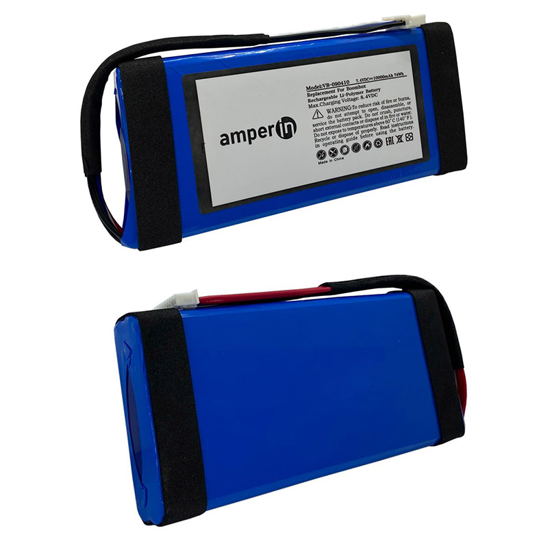 фото Аккумулятор amperin 7.4v 10000mah 74.00wh для jbl boombox 090410