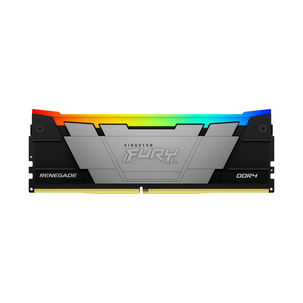 фото Модуль памяти kingston fury renegade rgb rtl gaming ddr4 dimm 3200mhz pc4-25600 cl16 - 16gb kf432c16rb12a/16