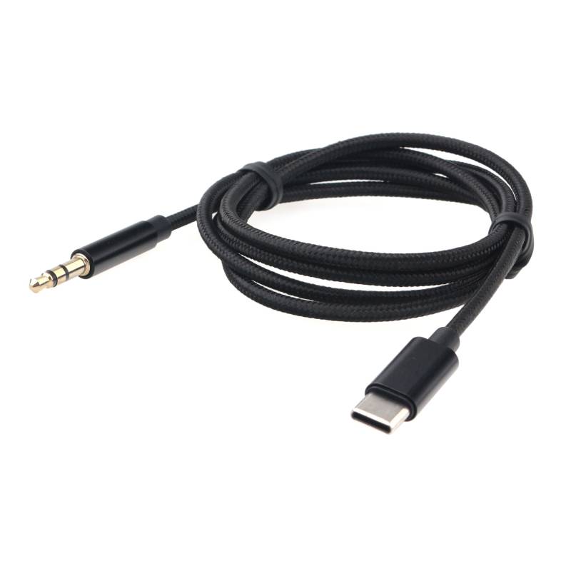  Gembird Cablexpert USB Type-C - Jack 3.5mm 1m Black CCAB-CM35M-1M-B