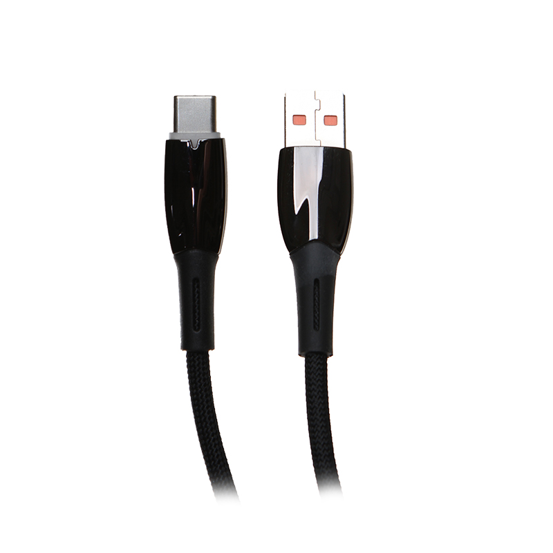 Аксессуар Baseus Glimmer Series USB - Type-C 100W 1m Black CADH000401
