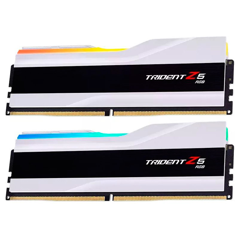 Модуль памяти G.Skill Trident Z5 Neo RGB DDR5 6000MHz PC5-48000 CL30 - 64Gb Kit (2x32Gb) F5-6000J3040G32GX2-TZ5RW модуль памяти g skill trident z5 rgb ddr5 6000mhz pc5 48000 cl30 64gb kit 2x32gb f5 6000j3040g32gx2 tz5rk