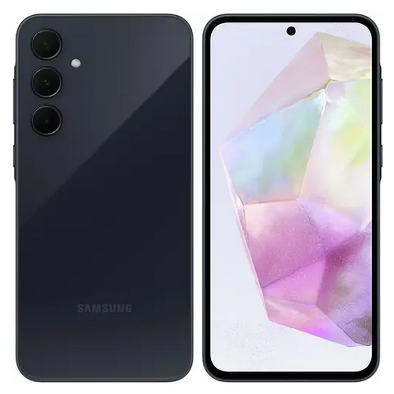 Сотовый телефон Samsung SM-A356 Galaxy A35 8/128Gb Blue-Black сотовый телефон infinix hot 40i 4 128gb x6528b palm blue