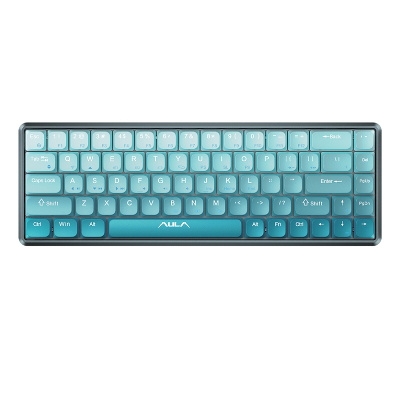 цена Клавиатура Aula H68 Blue