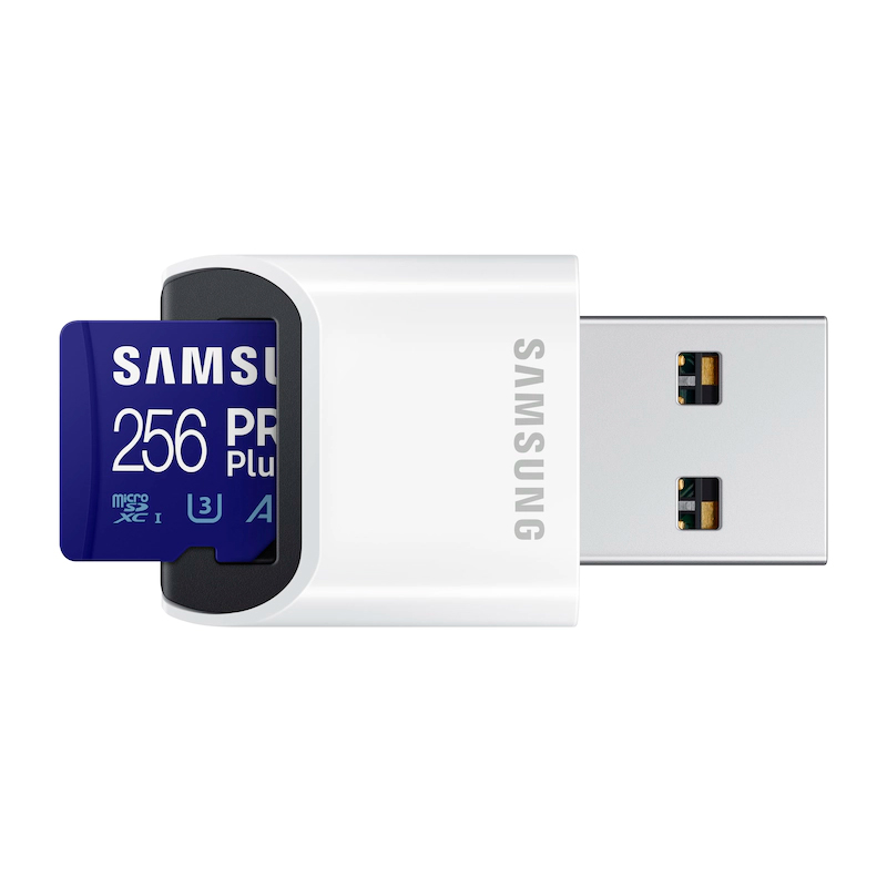 фото Карта памяти 256gb - samsung pro plus micro secure digital xc uhs-iii u3 mb-md256kb/ww