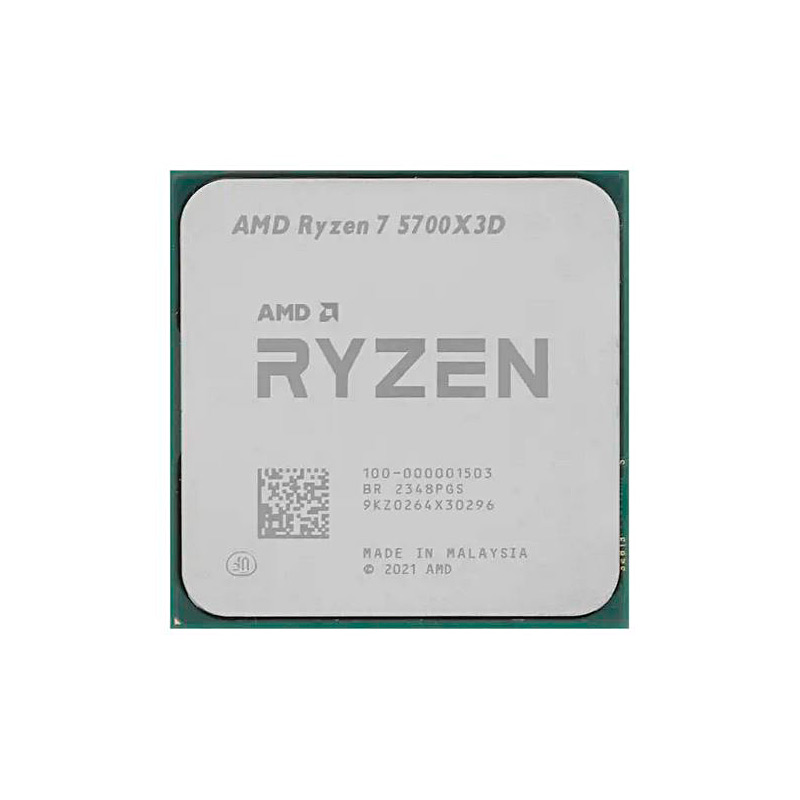 Процессор AMD Ryzen 7 5700X3D (3400MHz/AM4/L3 98304Kb) 100-100001503 OEM процессор amd ryzen 7 5700x3d am4 100 000001503 oem